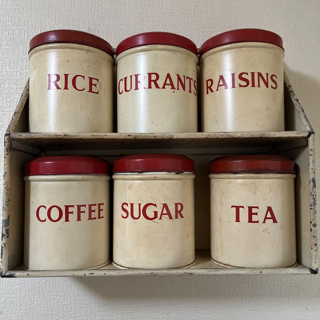 イギリス tala社 キャニスターセット アンティーク TIN缶