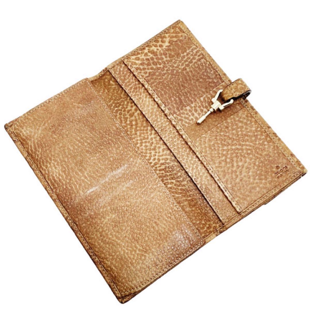正規品 美品 グッチ ジャッキー シマ Wホック 財布 サイフ