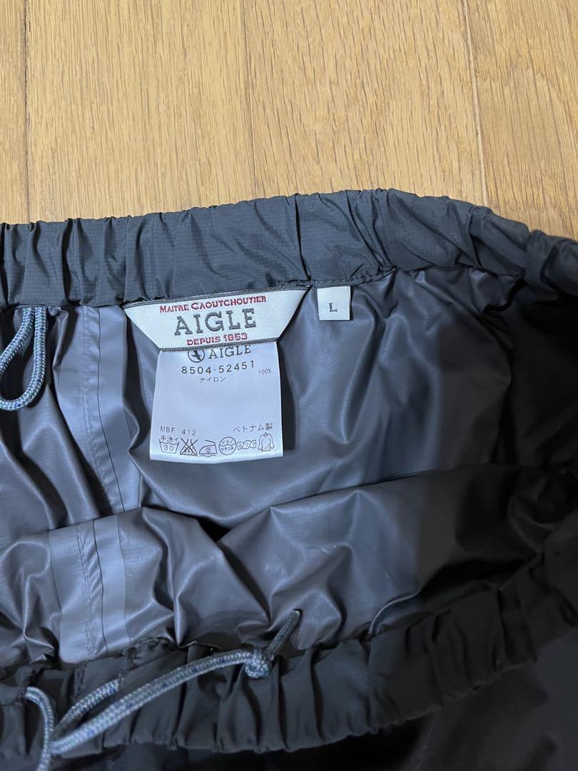 AIGLE アウトドア　レインウェア　 メンズ 上下セット L