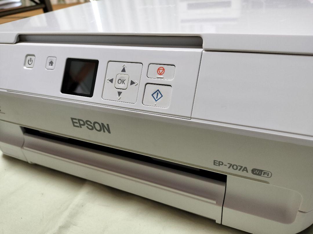 EPSON EP-707A インクジェットプリンター Wi-Fi 動作確認済