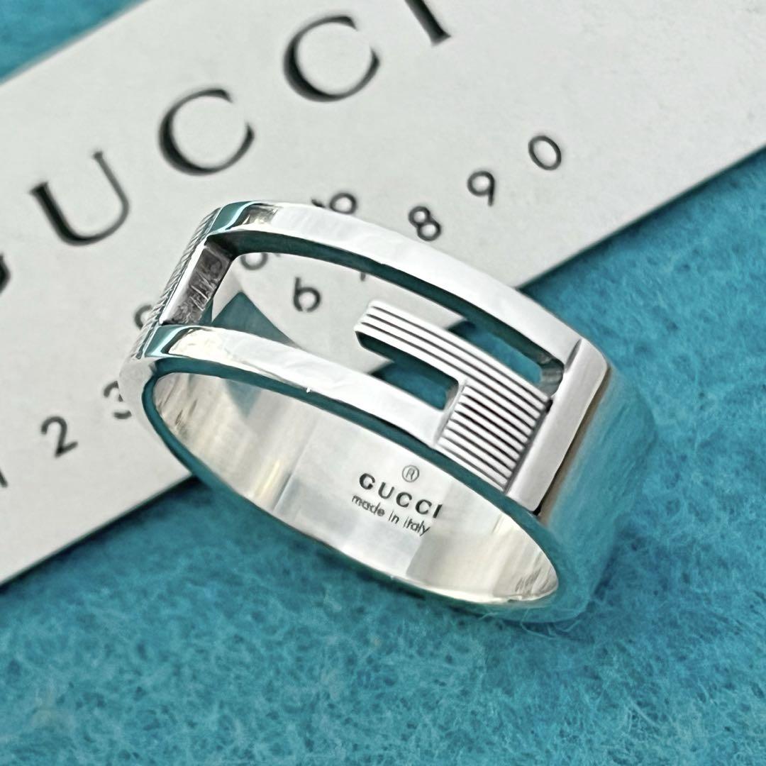 本物の 極美品‼️GUCCI 指輪 メルカリ - 20号 Gリング アクセサリー