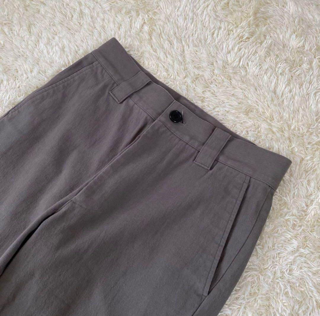 マーガレットハウエル22aw コットンツイルストレートパンツ　メンズ　S