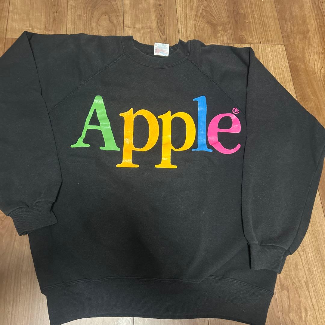 90 Apple スウェット アメリカ製 アップル ヴィンテージXL LL Apple