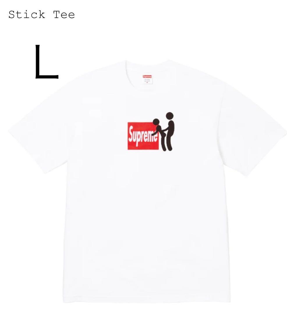 Supreme Stick Tee L ホワイト