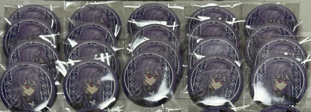 【C369】　星導ショウ　等身　20点　グリッター缶バッジ　2周年　まとめ売り にじさんじ 星導ショウ Dytica ディティカ 2周年 缶バッジ グリ