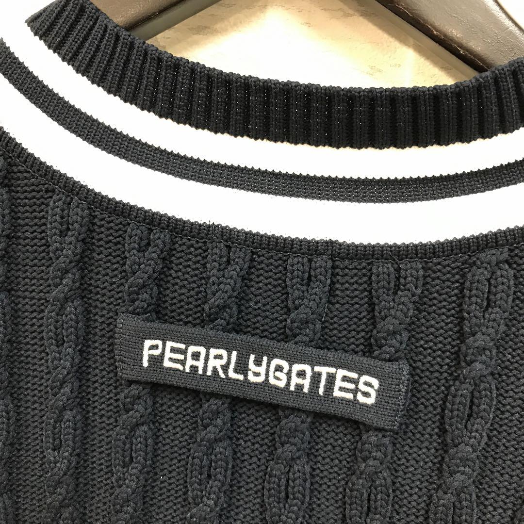 日本初の ☆511m】美品！M PEARLY GATES メンズ ベスト ネイビー メンズウェア