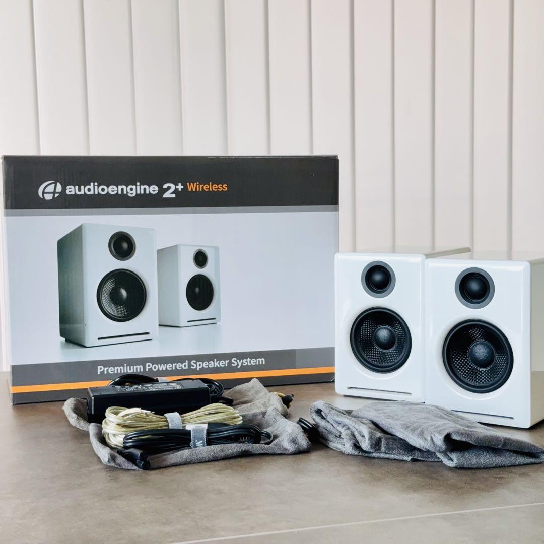 Audioengine A2＋ Wireless ハイグロス・ホワイトペイント