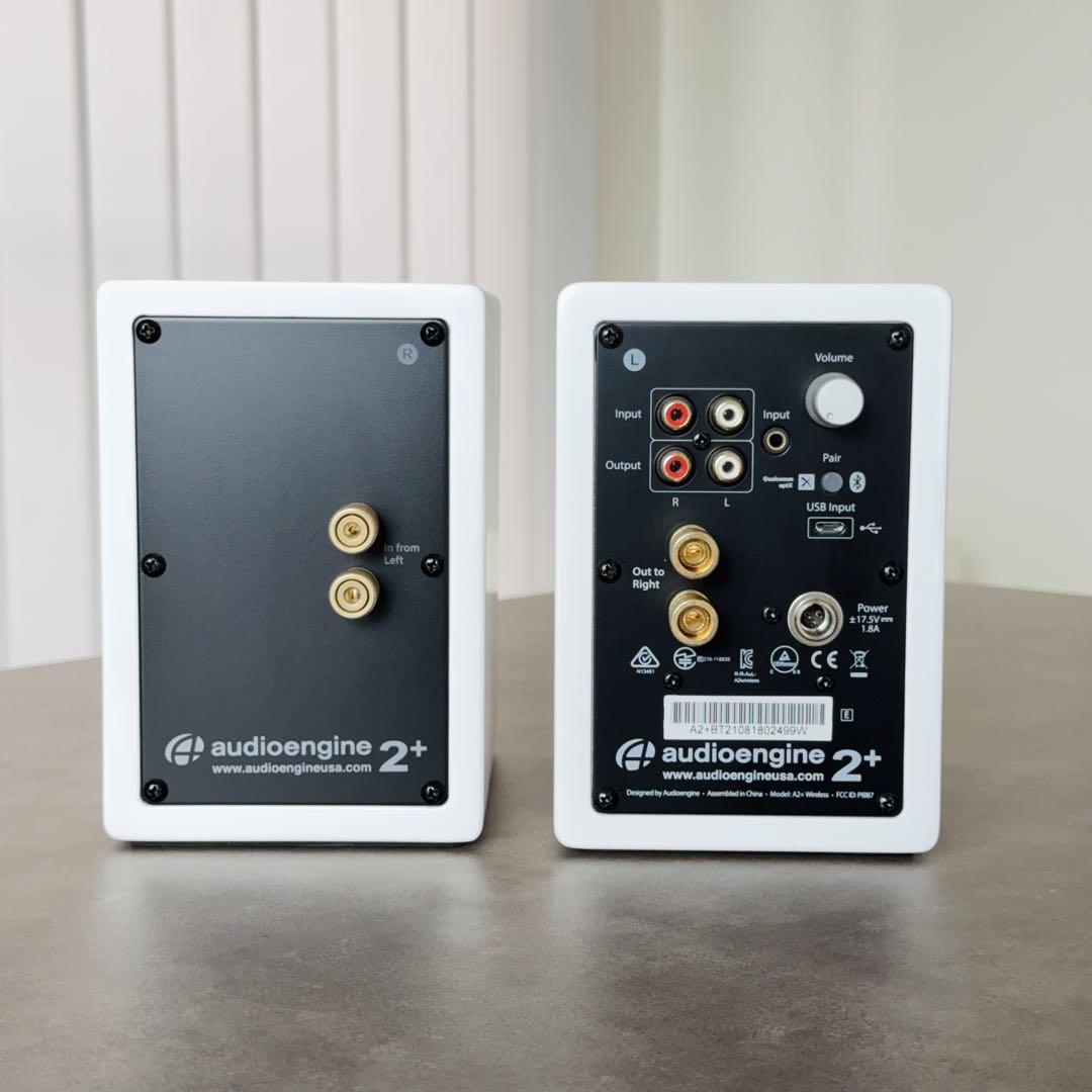 Audioengine A2＋ Wireless ハイグロス・ホワイトペイント