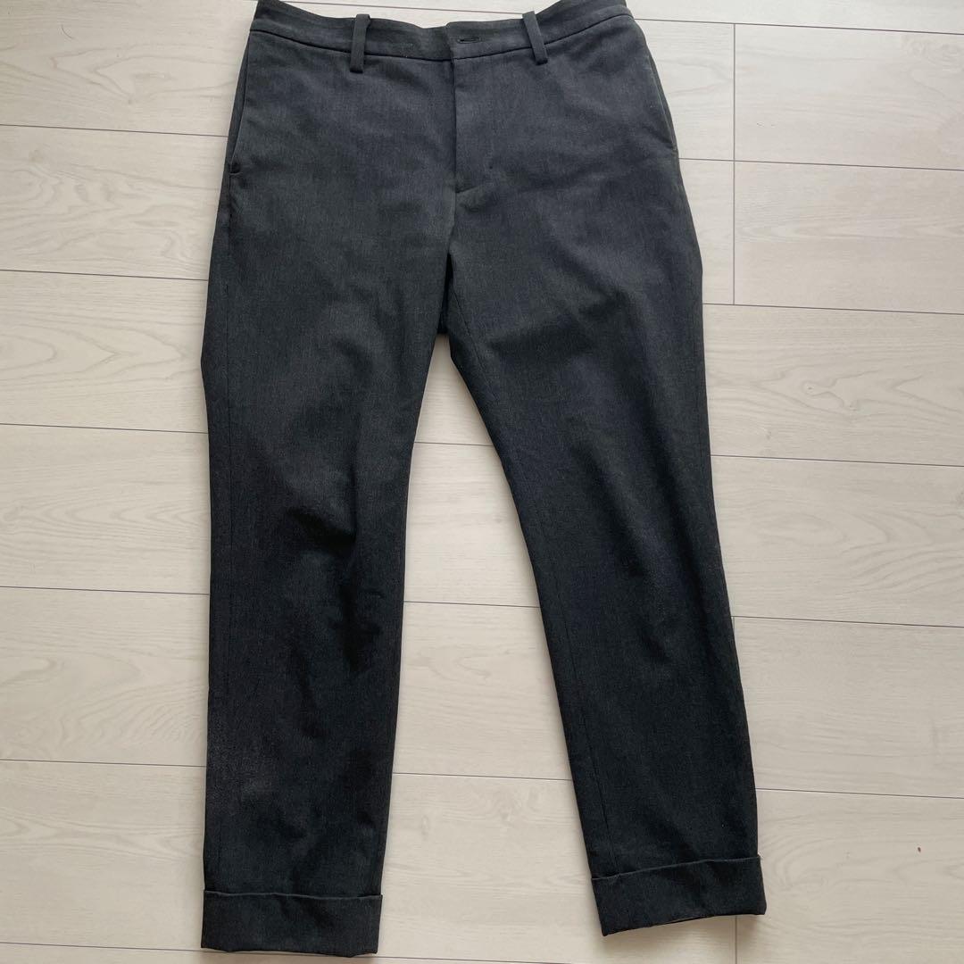 YAECA CONTEMPO 2way パンツ スリム テーパード Cグレー S