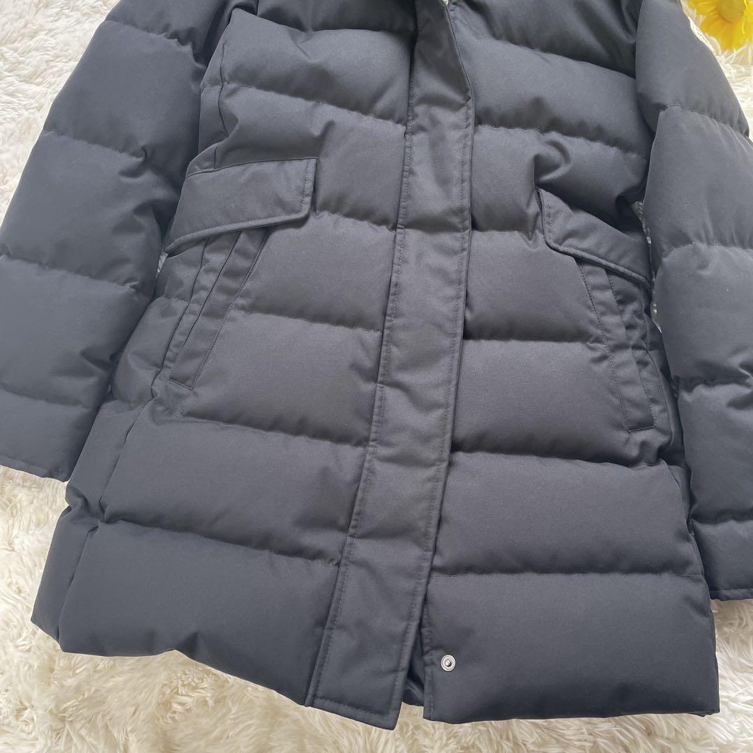 極美品✨ PYRENEX グルノーブルファー 黒 ダウンジャケット レディース