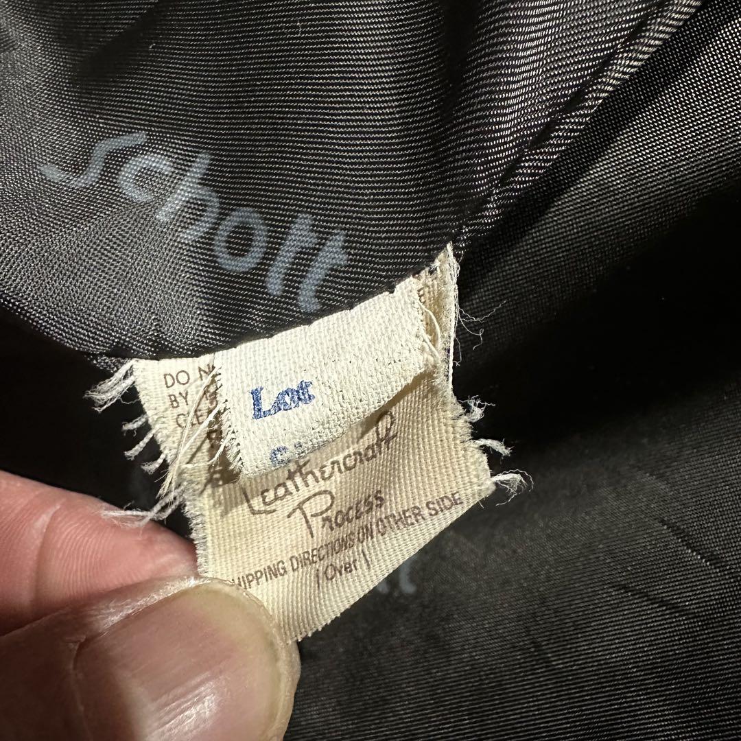 schott シングルライダース 641 36 【ライナー欠品」