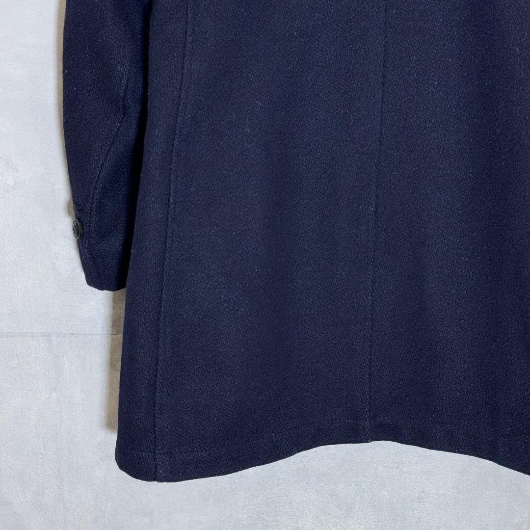 70s vintage JCPenney ネイビー ウールコート DM1093
