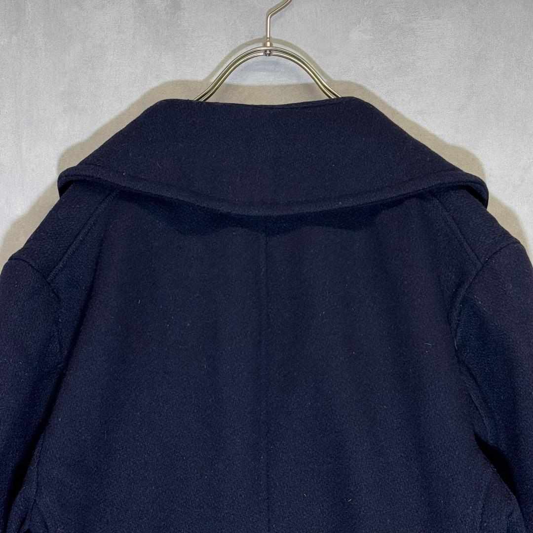 70s vintage JCPenney ネイビー ウールコート DM1093