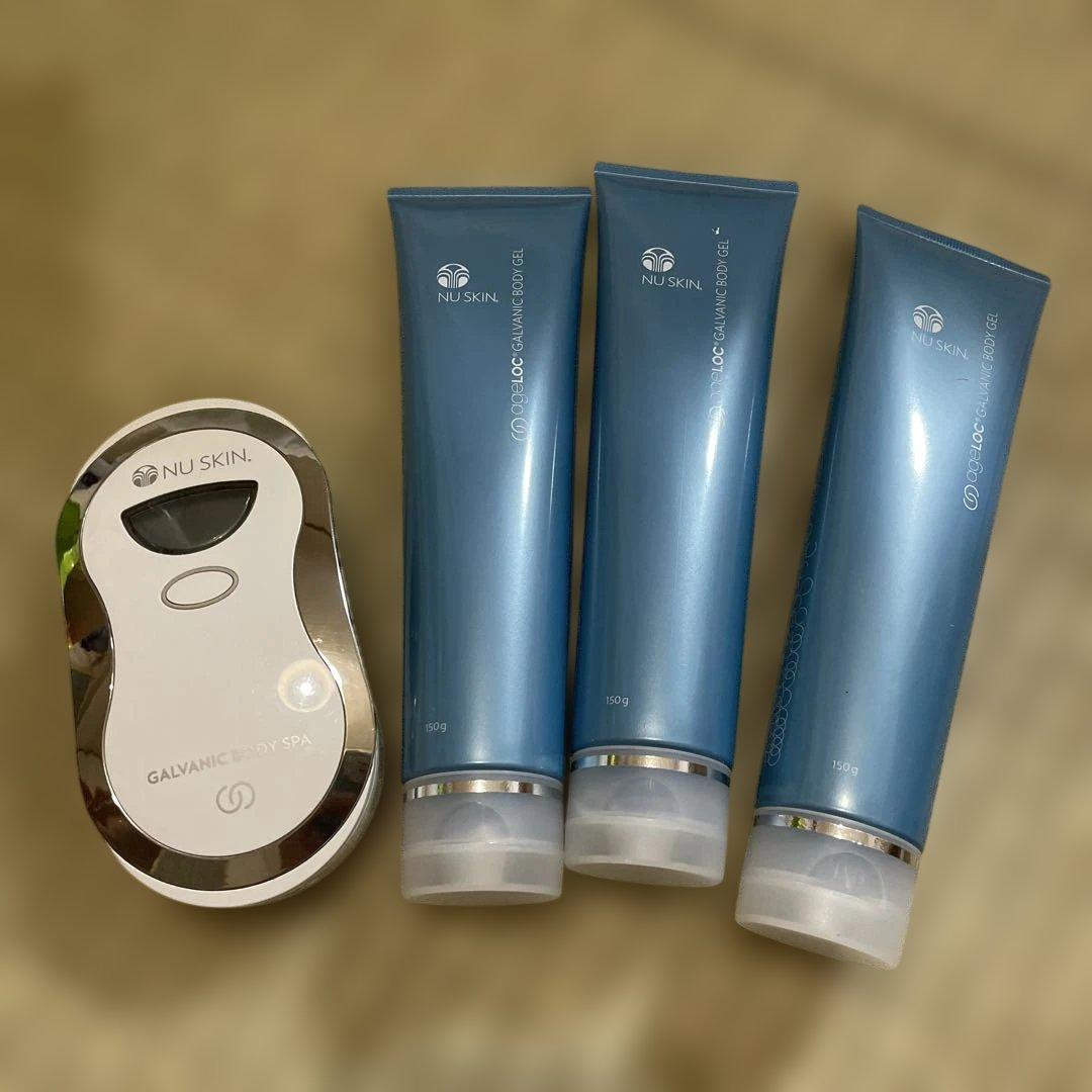 NU SKIN Galvanic Body Spa ジェル3本セット目立った傷や汚れなし