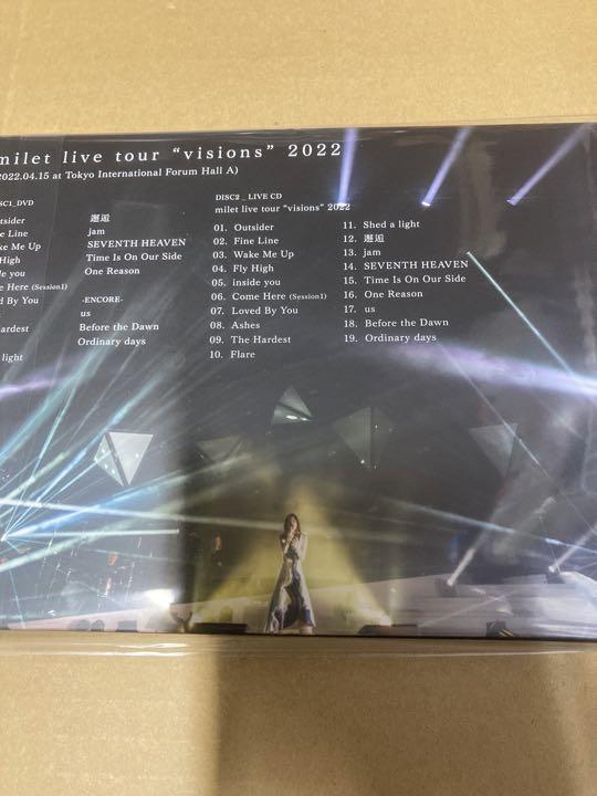 New milet live tour visions 2022 First Limited Edition DVD
