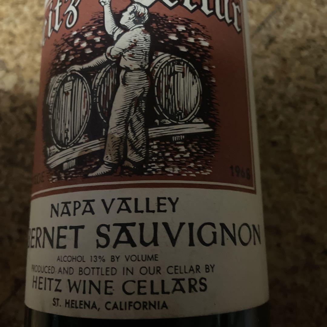 ワイン NAPA VALLEY CABERNET SAUVIGNON1968