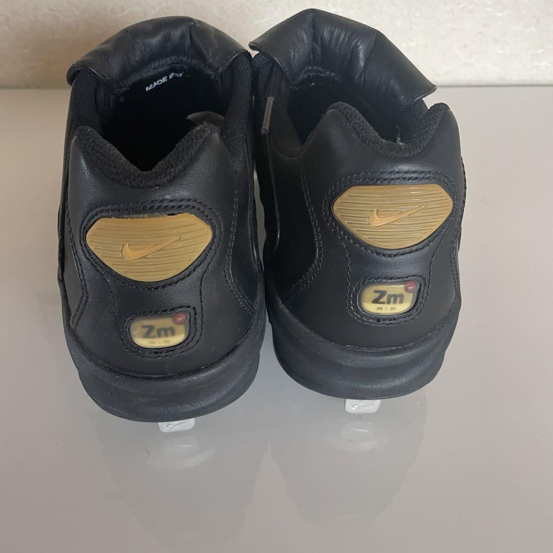 【新品】NIKE 野球 スパイク金具 ブラック 黒 28ローカット　サイン入
