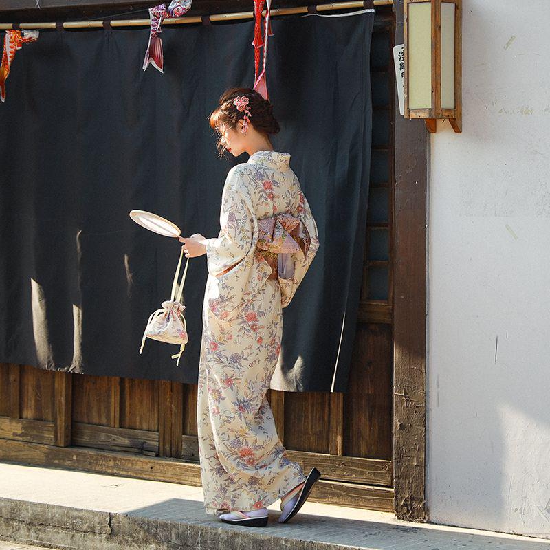 花柄 兵児帯