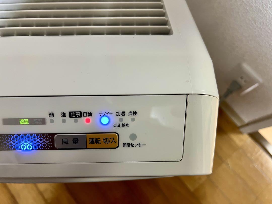 美品 2022年 Panasonic 加湿空気清浄機 ナノイー F-VX40H3