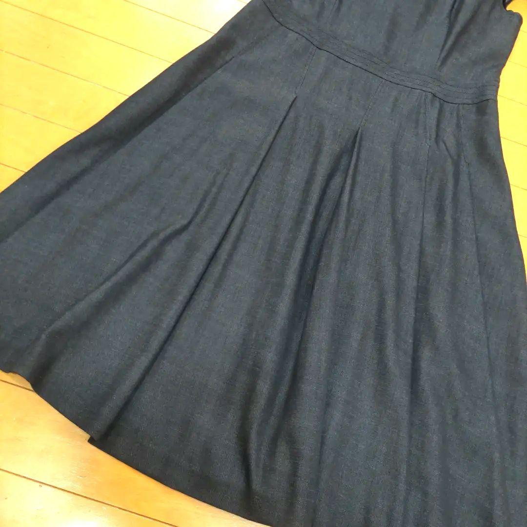 レリアンネミカ シャンブレー フレンチスリーブカットソーワンピース レリアンネミカ シャンブレー フレンチスリーブカットソー