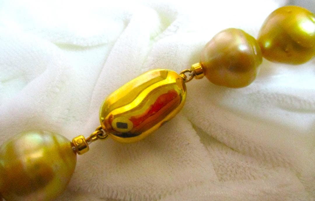 ゴールデンパールネックレス 12.0〜13.8mm ゴールデンパールネックレス 12.0〜13.8mm