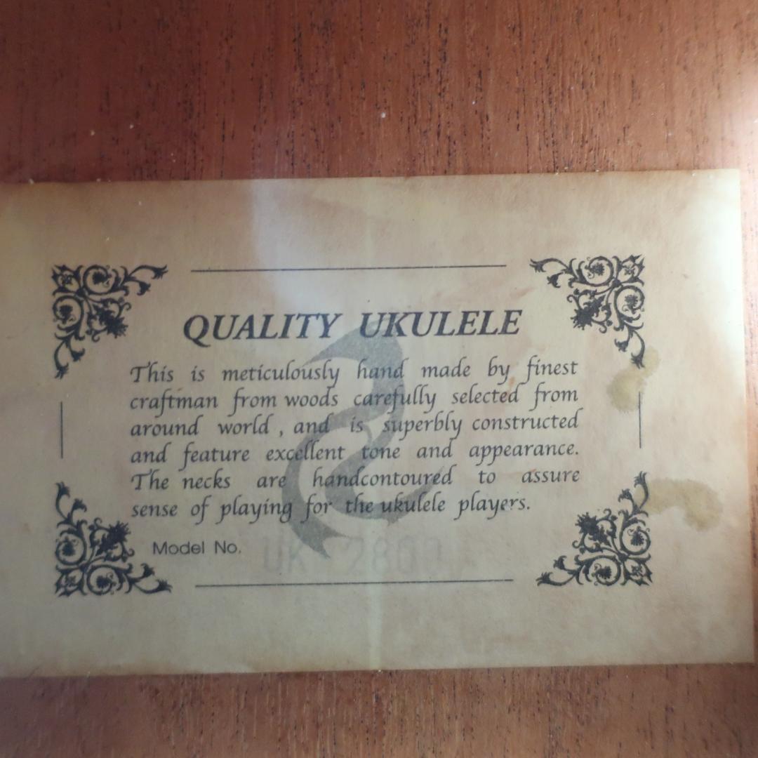 QUALITY UK-2800 ウクレレ ハードケース付 ALA MOANA