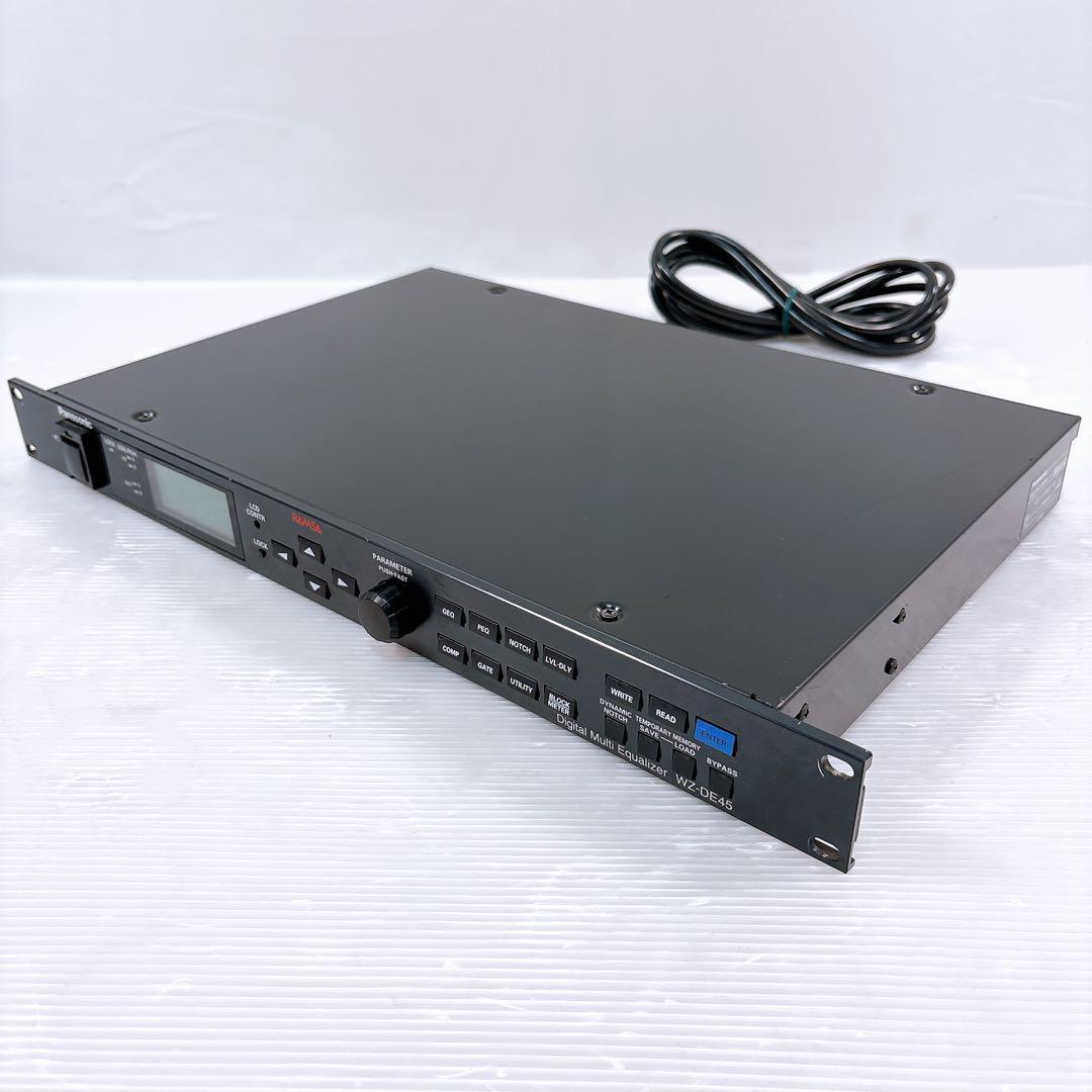 【美品】Panasonic RAMSA マルチイコライザー WZ-DE45
