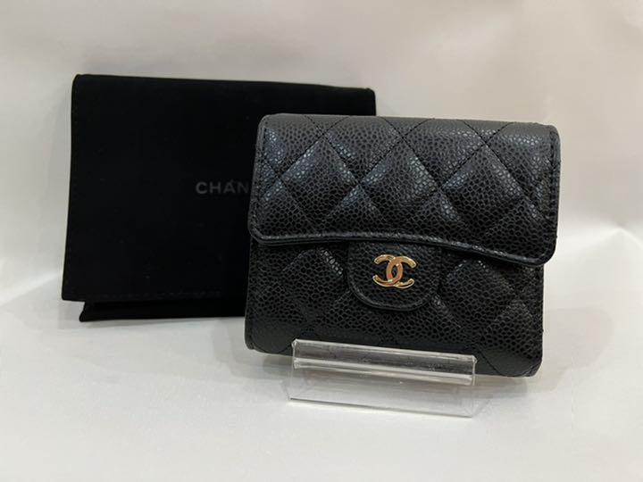 ブラック系日本製CHANEL キャビアスキン マトラッセスモールウォレット BK×GD 28番台 折り財布 レディースブラック 系¥61,478-www.diseo.ma ブラック系日本製CHANEL キャビアスキン マトラッセスモールウォレット BK×GD 28番台 折り財布 レディースブラック 系¥61,478-www.diseo.ma