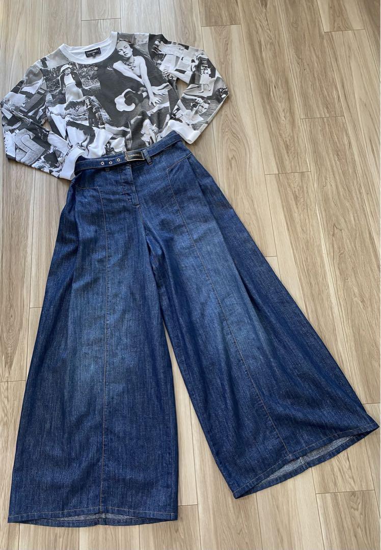 CHANEL ワイドジーンズ 23SS