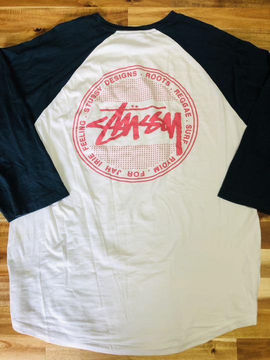 テレビで話題 ステューシー ロゴtシャツ メンズl Tシャツ カットソー 七分 長袖