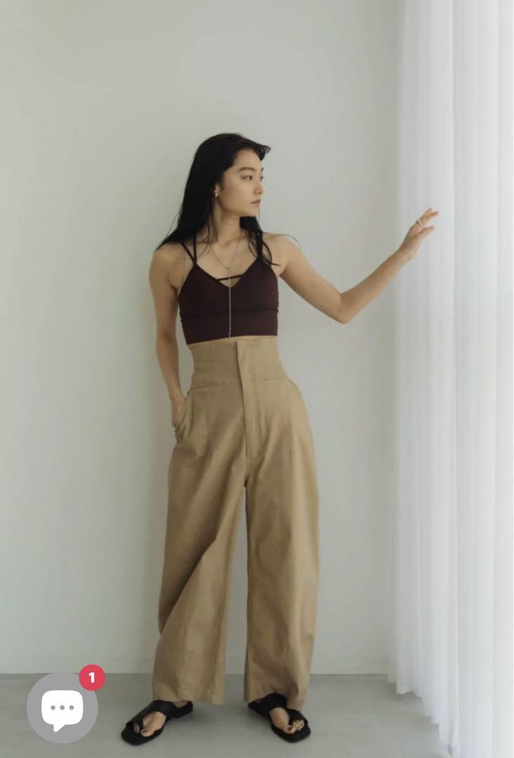 Knuthmarf high waist laceup pantsクヌースマーフ