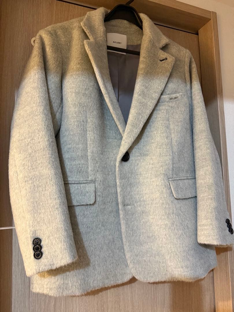 ACLENT ライトグレー テーラードジャケット
