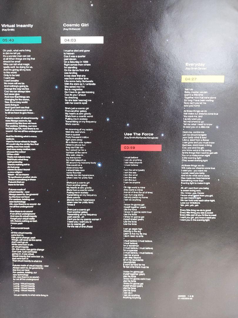 【希少名盤】 Jamiroquai LPアナログレコード盤 ２枚組
