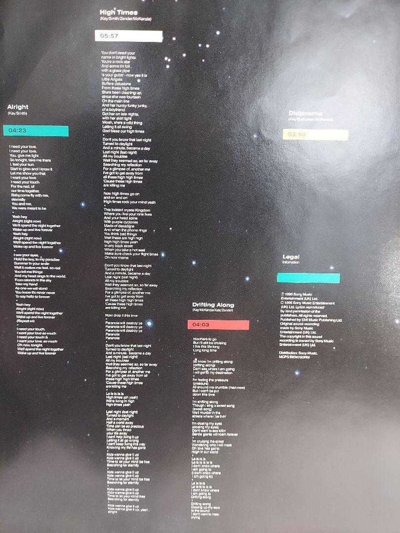 【希少名盤】 Jamiroquai LPアナログレコード盤 ２枚組
