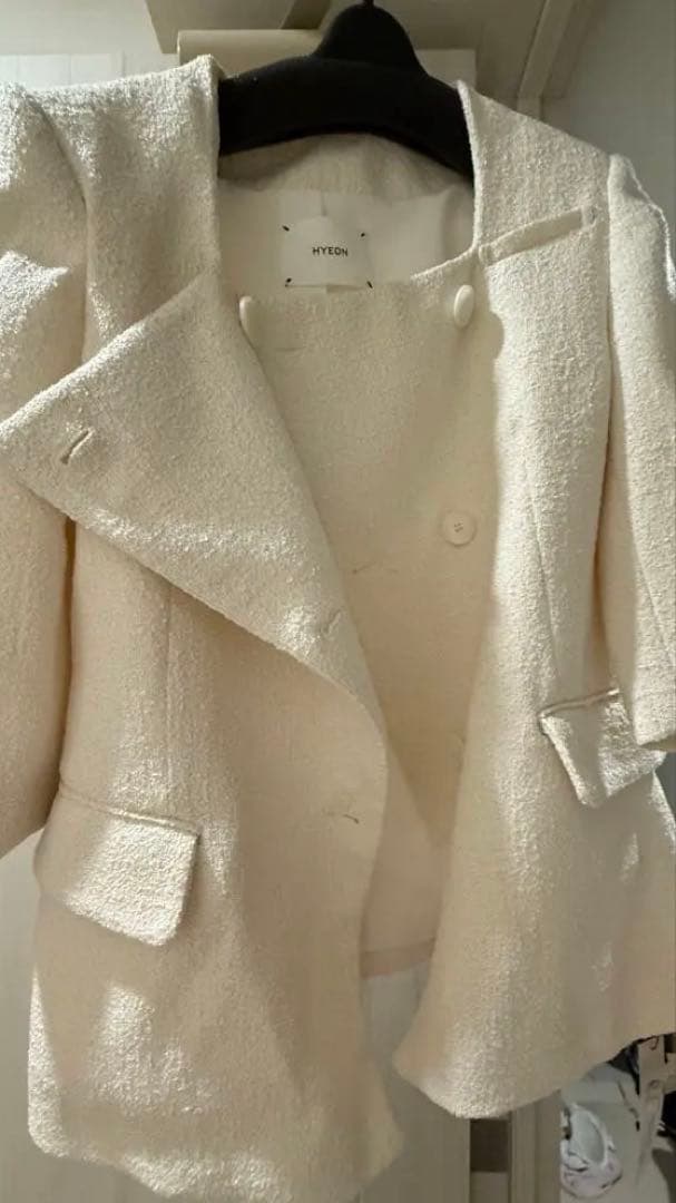 heyon ソフィアジャケット白