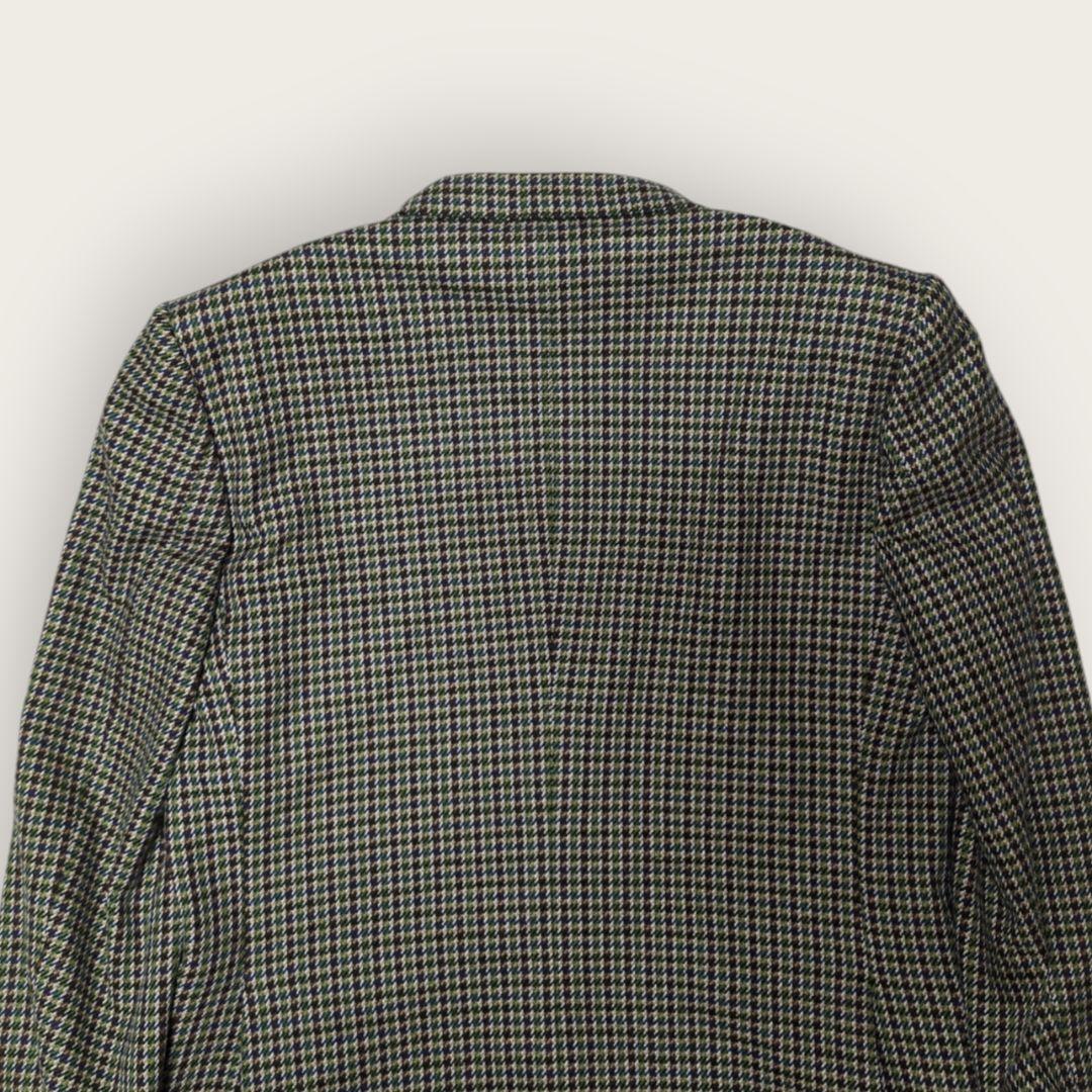 【代引可】 LANVIN ランバン 千鳥格子 テーラードジャケット カシミヤ100% ジャケット・アウター