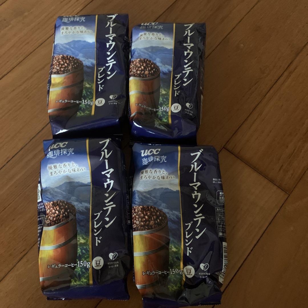 UCC珈琲探究ブルーマウンテン豆4袋
