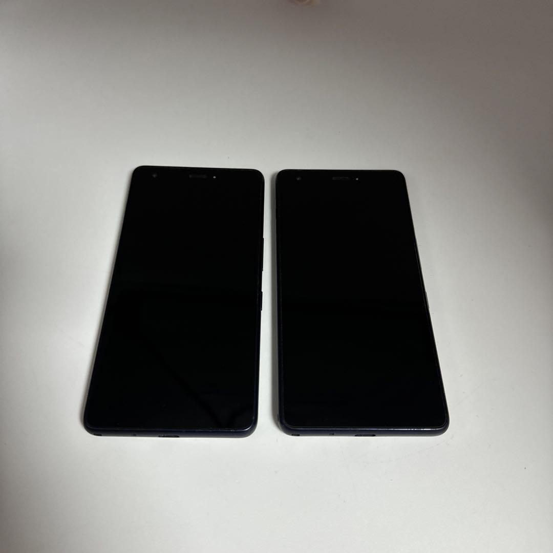 ANDROID - 2台セット美品 SIMフリー KYV44 ブラック スマートフォン Qua phone au KYV44 32GB x 2台 セット SIMフリー