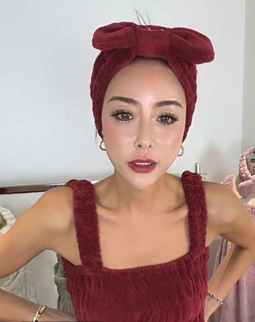 新品　ほのあかり　ヘアバンド　&　バスドレス②