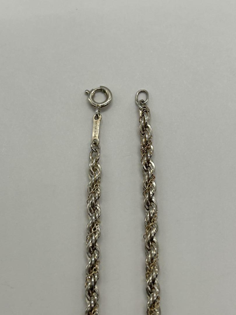 【超目玉枠】 ツイストロープ TIFFANY ティファニー チェーン コンビ ネックレス アクセサリー