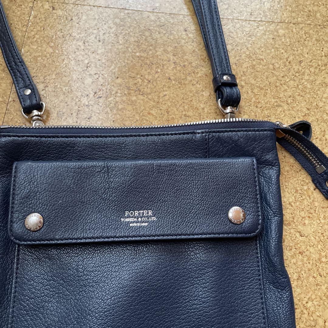 PORTER レザー　ショルダーバッグ