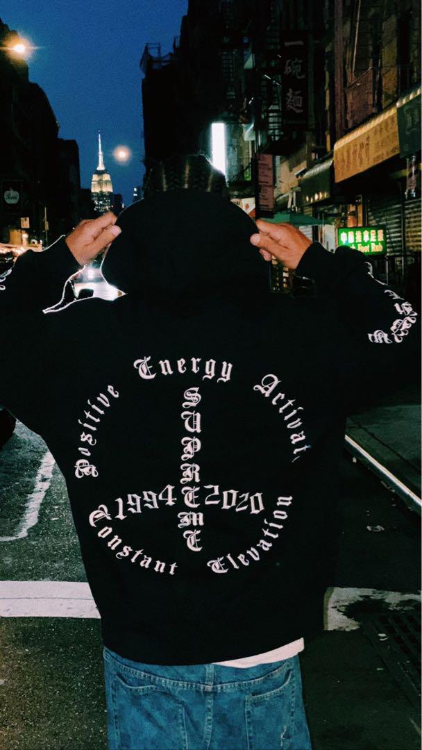 新品未使用】Supreme Peace フードスウェット Green メンズ