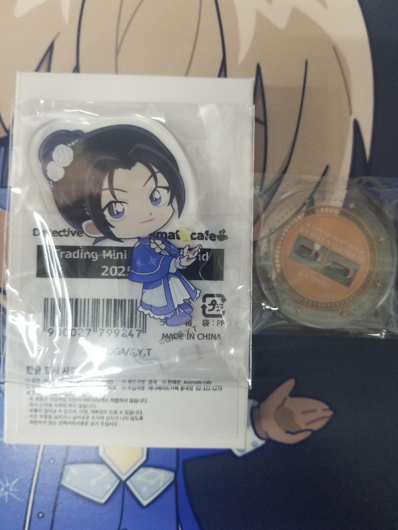 韓国アニメイトカフェ　名探偵コナン　コラボ　アクリルスタンド　上原由衣 韓国アニメイトカフェ 名探偵コナン コラボ アクリルスタンド