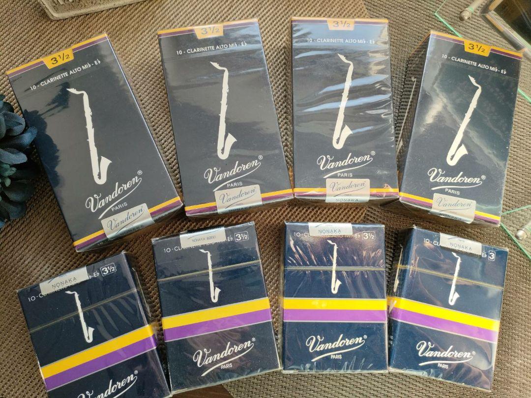 Vandoren、E♭アルトクラリネット リード まとめ売り