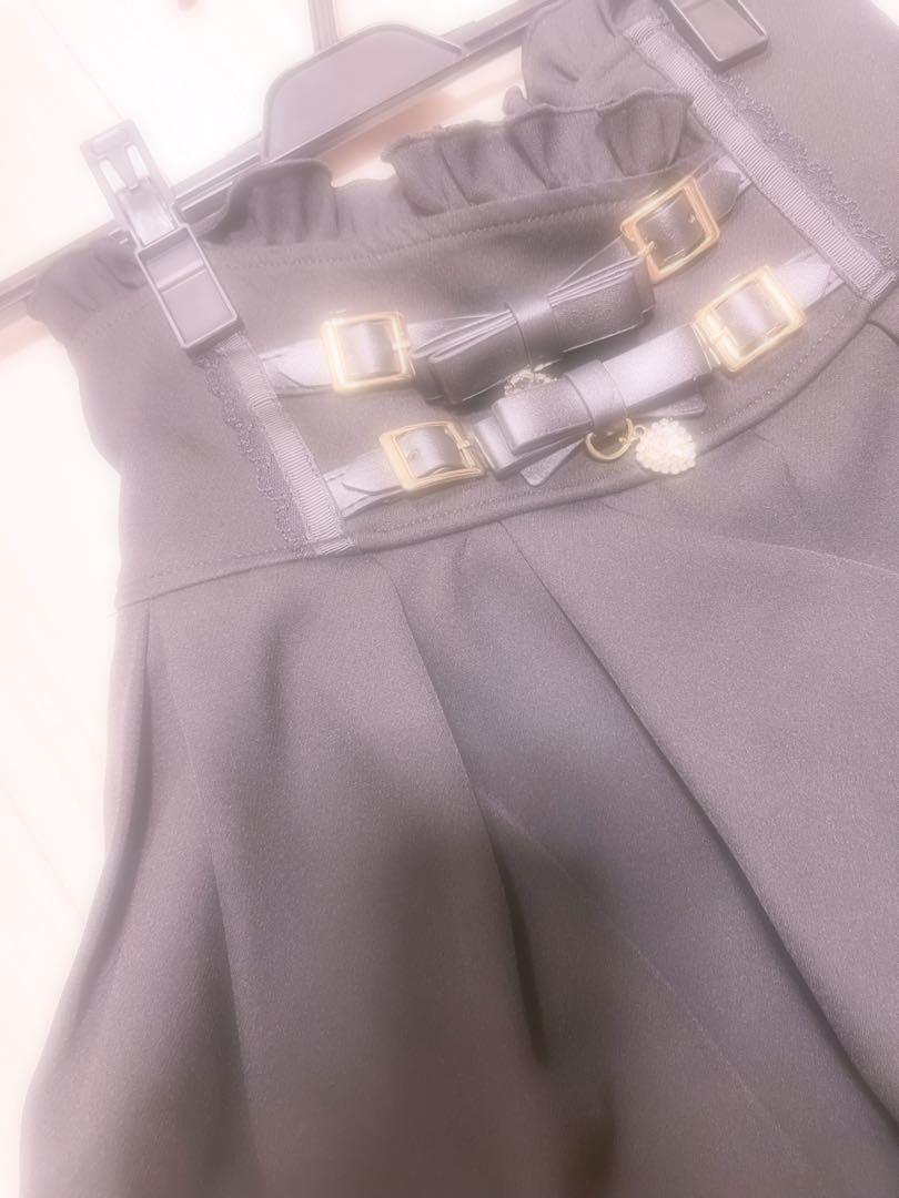 LIZLISA ♡ 2連リボンベルトスカパン