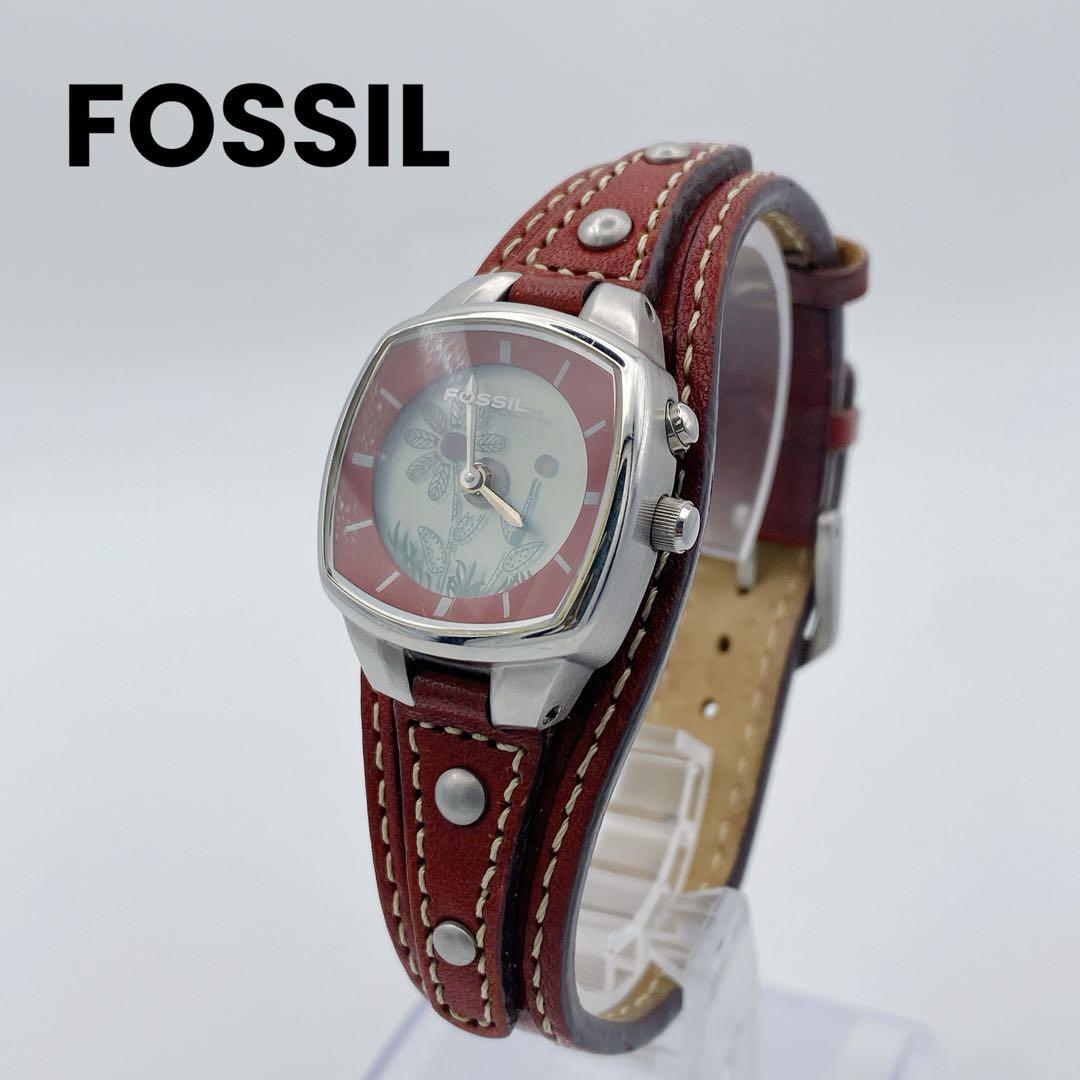 FOSSIL BIGTIC フォッシル ビッグチック フラワー 送ら 腕時計