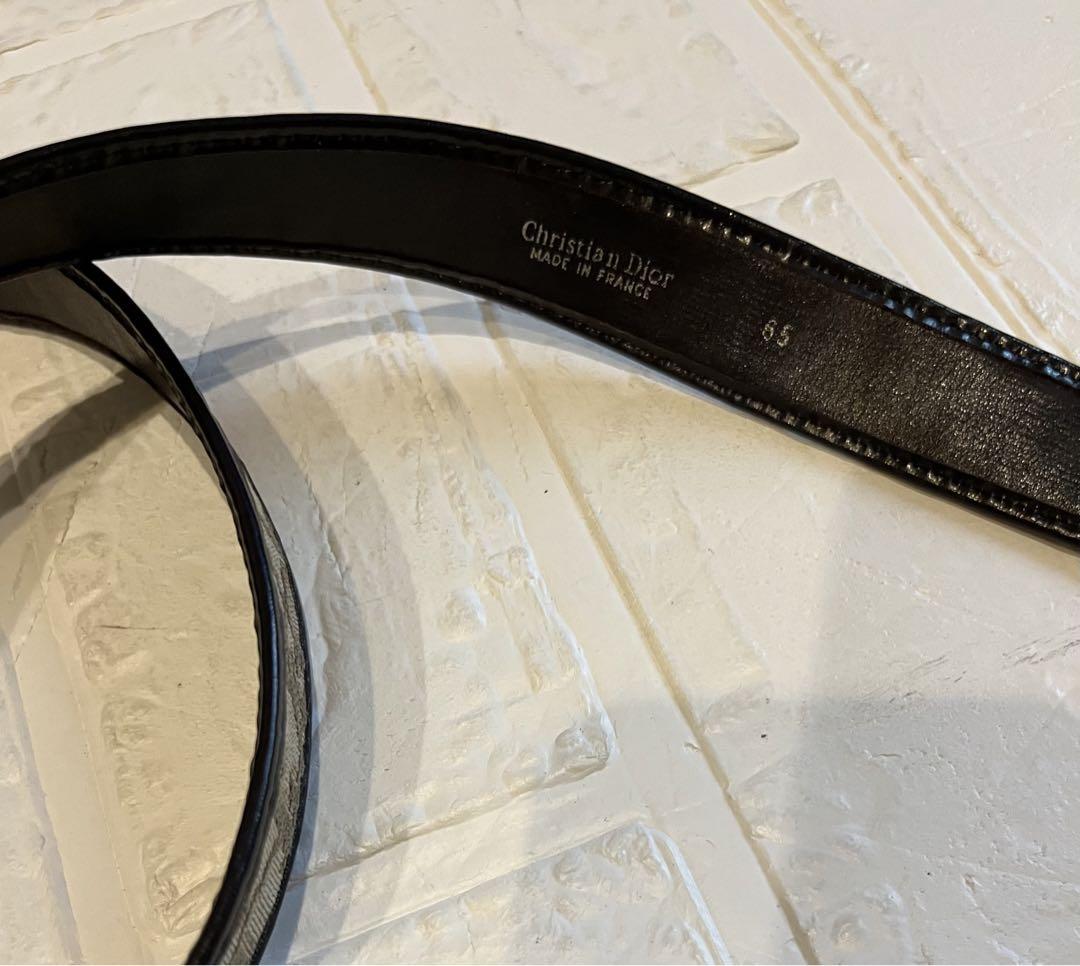 Dior ディオール ベルト トロッター ブラウン Dior ディオール☆ベルト トロッター ロゴベルト ヴィンテージ