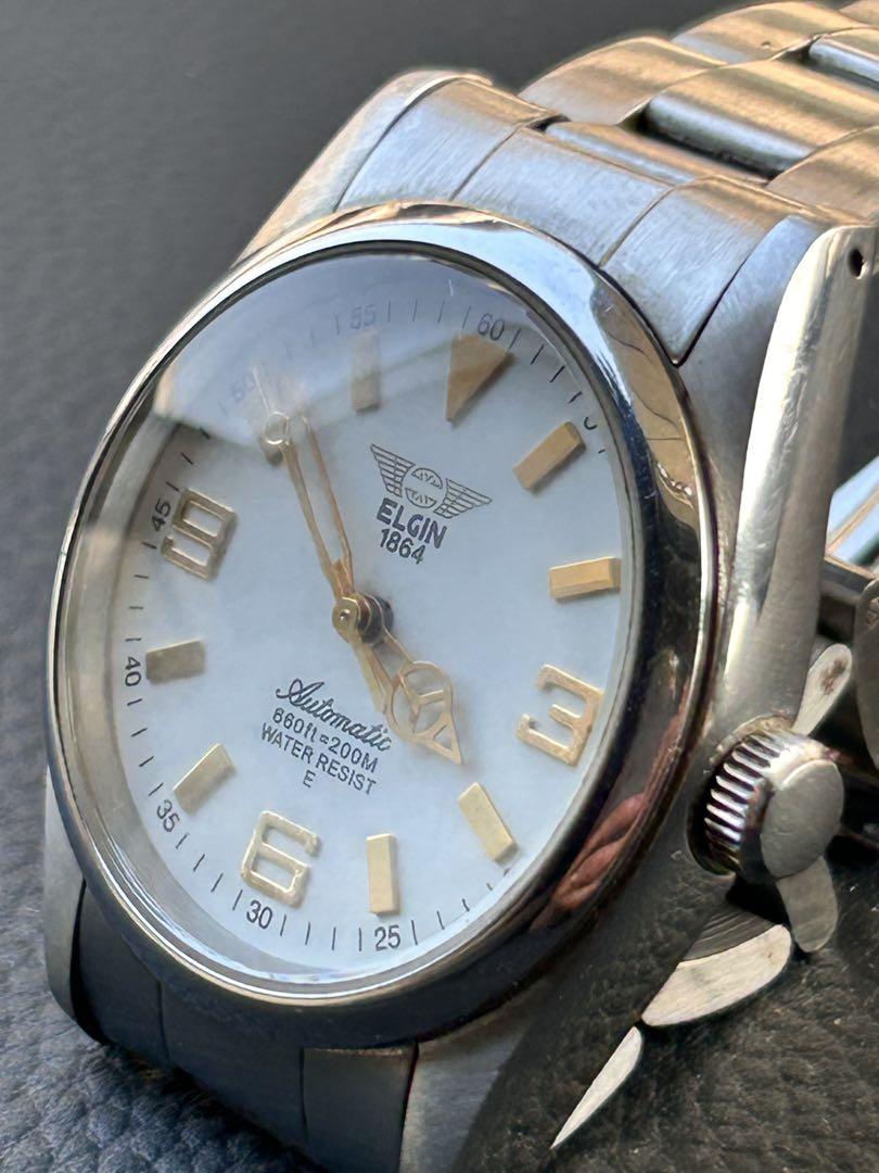 エルジン 自動巻 FK-979-E 稼働品 エルジン 自動巻 FK-979-E 稼働品 - メルカリ
