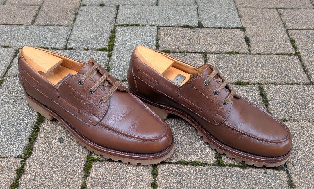 【美品】j.m.weston690ヨットダービー8Bタンブラウンロシアンカーフ