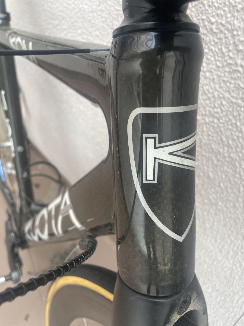 kuota kom mサイズ　フレームセット　軽量 kuota kom mサイズ フレームセット 軽量 - メルカリ